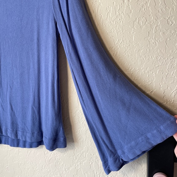 Cloth & Stone Anthropologie Blue Long Sleeve Shirt - Picture 2 of 4